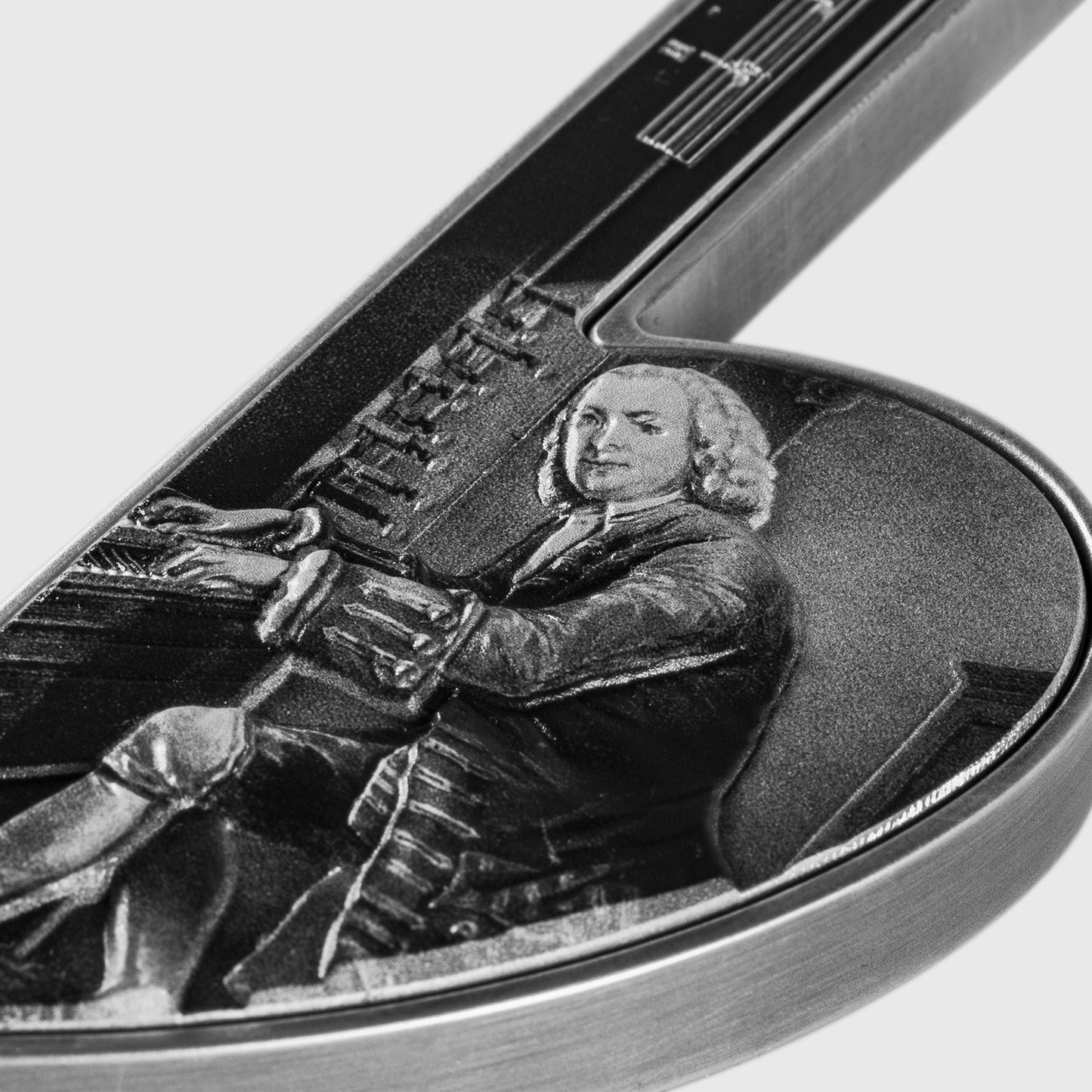 Johann Sebastian Bach 6.6oz Color Silver Copper Core Coin