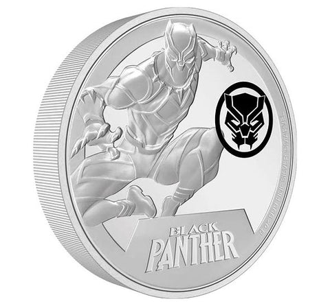 Niue 2023 BLACK PANTHER Marvel Classic Superheroes 3 Oz Silver Coin