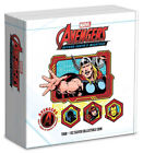 2023 Marvel Avengers Full Set .999 Silver Coins 60th Ann 7x 1oz Captain’s Chest Bullion