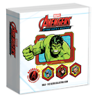 2023 Marvel Avengers Full Set .999 Silver Coins 60th Ann 7x 1oz Captain’s Chest Bullion