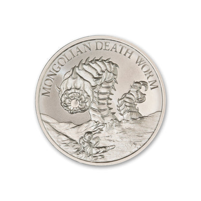 2023 Mongolian Death Worm 2 Troy Ounce 39mm Captain’s Chest Bullion