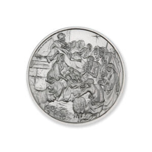 2023 Nativity  Blessed Christmas 1 Troy Ounce 39mm Captain’s Chest Bullion