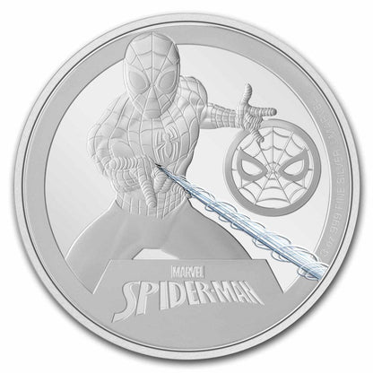 2023 Niue Marvel Classic Superheroes Spider-Man 3oz Silver Proof Coin Mint 1000 Captain’s Chest Bullion