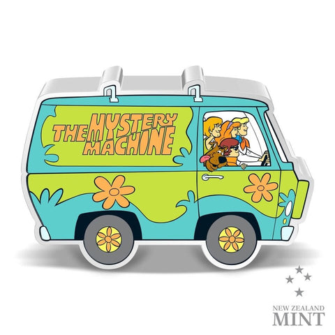 2023 Niue Scooby Doo The Mystery Machine 1oz Silver Colorized Proof Coin