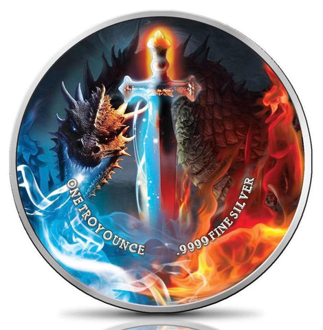 2023 Niue Sword of Truth: Sword of Ice & Fire Edition 1 oz Silver Coin