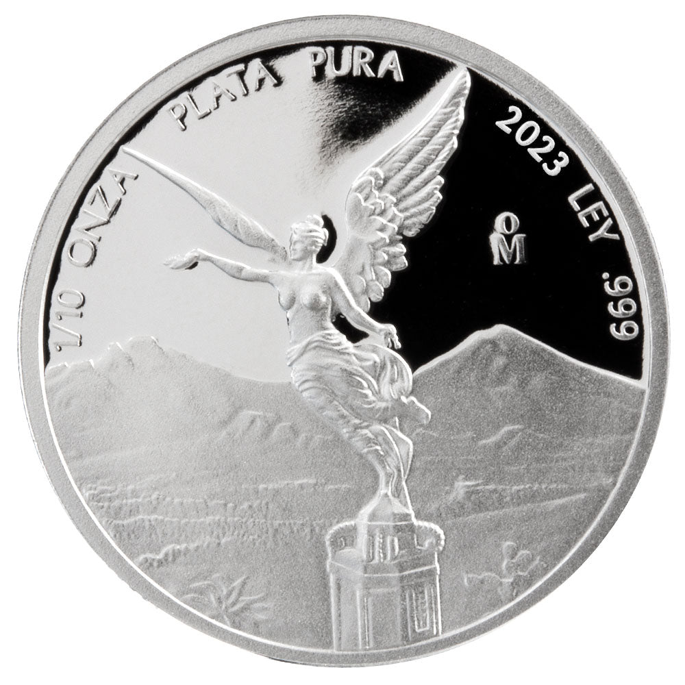 2023 Proof Silver Mexican Libertad Onza 1/10 oz Captain’s Chest Bullion