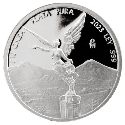 2023 Proof Silver Mexican Libertad Onza 1/10 oz