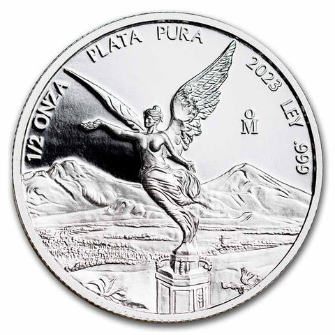 2023 Proof Silver Mexican Libertad Onza 1/2 oz