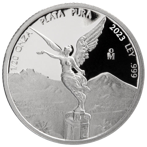 2023 Proof Silver Mexican Libertad Onza 1/20 oz