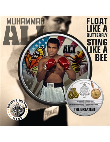 2023 Rogue's Island Mint Muhammad The Greatest Edition Captain’s Chest Bullion