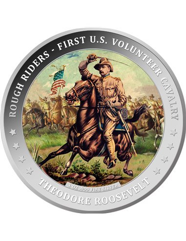 2023 Rough Riders Theodore Roosevelt 1oz Captain’s Chest Bullion