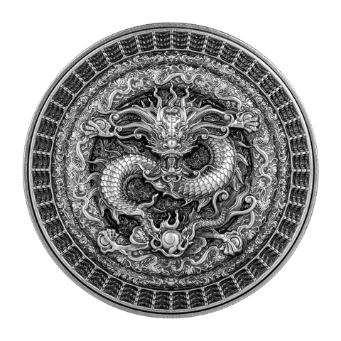 2023 Tchad The Forbidden Dragon 1 oz Silver Coin
