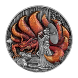 2023 Tchad The Nine Tailed Fox 1 oz 999 Fine Silver Coin