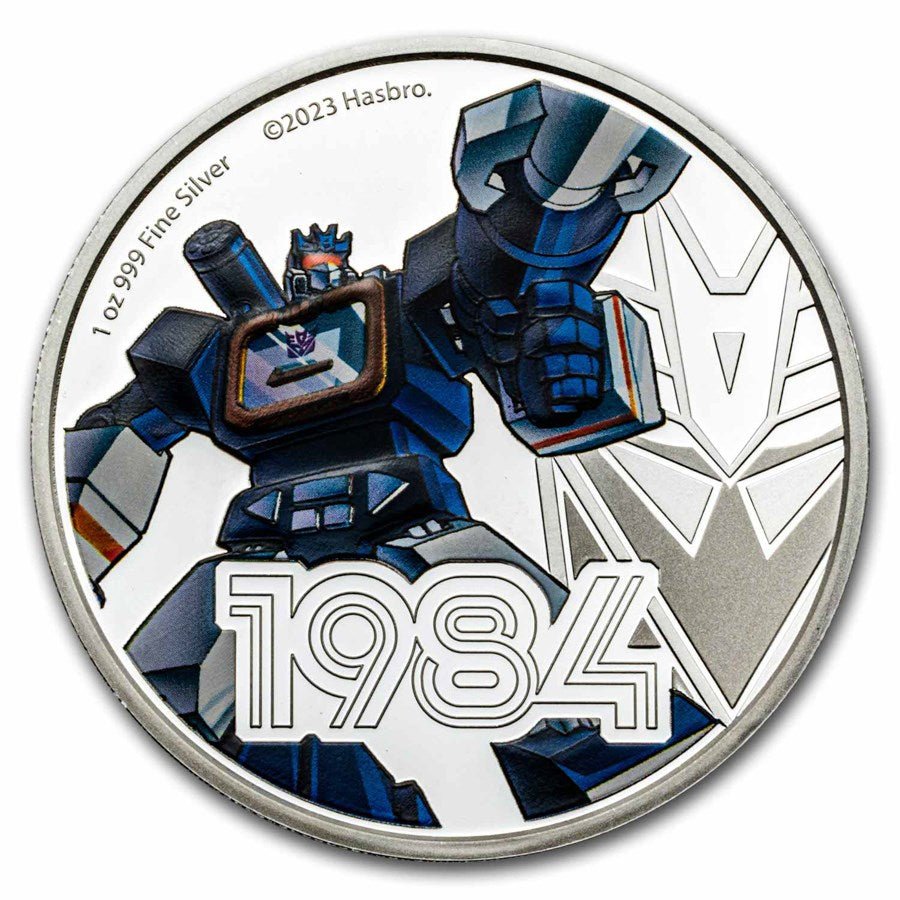 2023 The Transformers More Than Meets The Eye Soundwave 1 Oz. Captain’s Chest Bullion