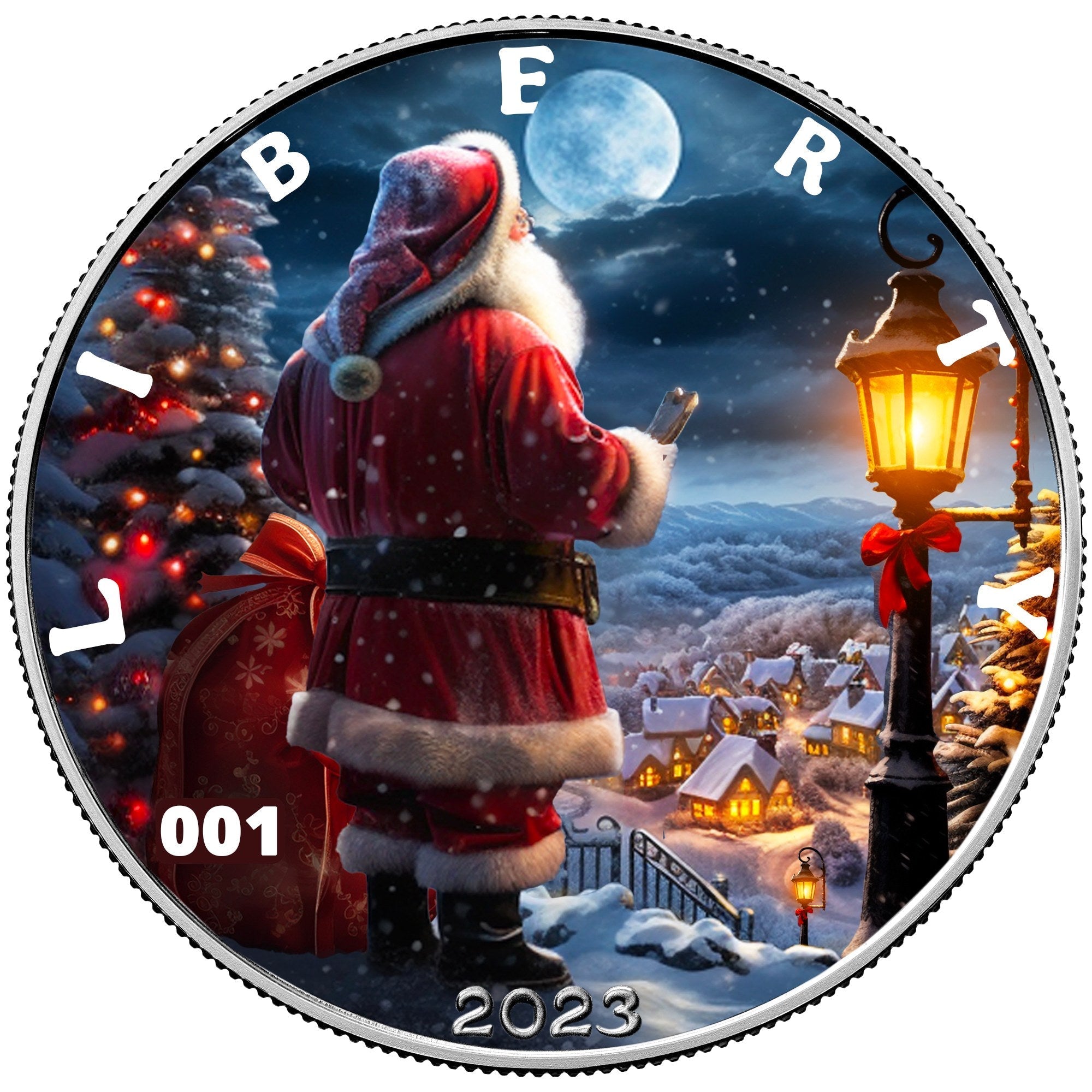 2023 U.S. America Silver Eagle Merry Christmas Edition 1 oz Silver Captain’s Chest Bullion