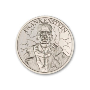 2023 intaglio Frankenstein Vintage Horror Series 2 Troy Ounce 39mm Captain’s Chest Bullion