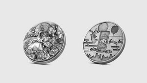 2023 Tchad Chang Er and the Jade Rabbit 1 oz Silver Coin - Captain’s Chest Bullion