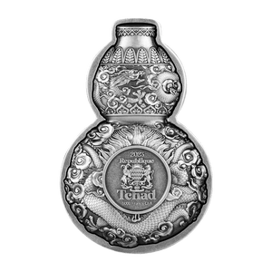 2023 Tchad Dragon Hulu Bottle Gourd 1 oz Silver Coin - Captain’s Chest Bullion