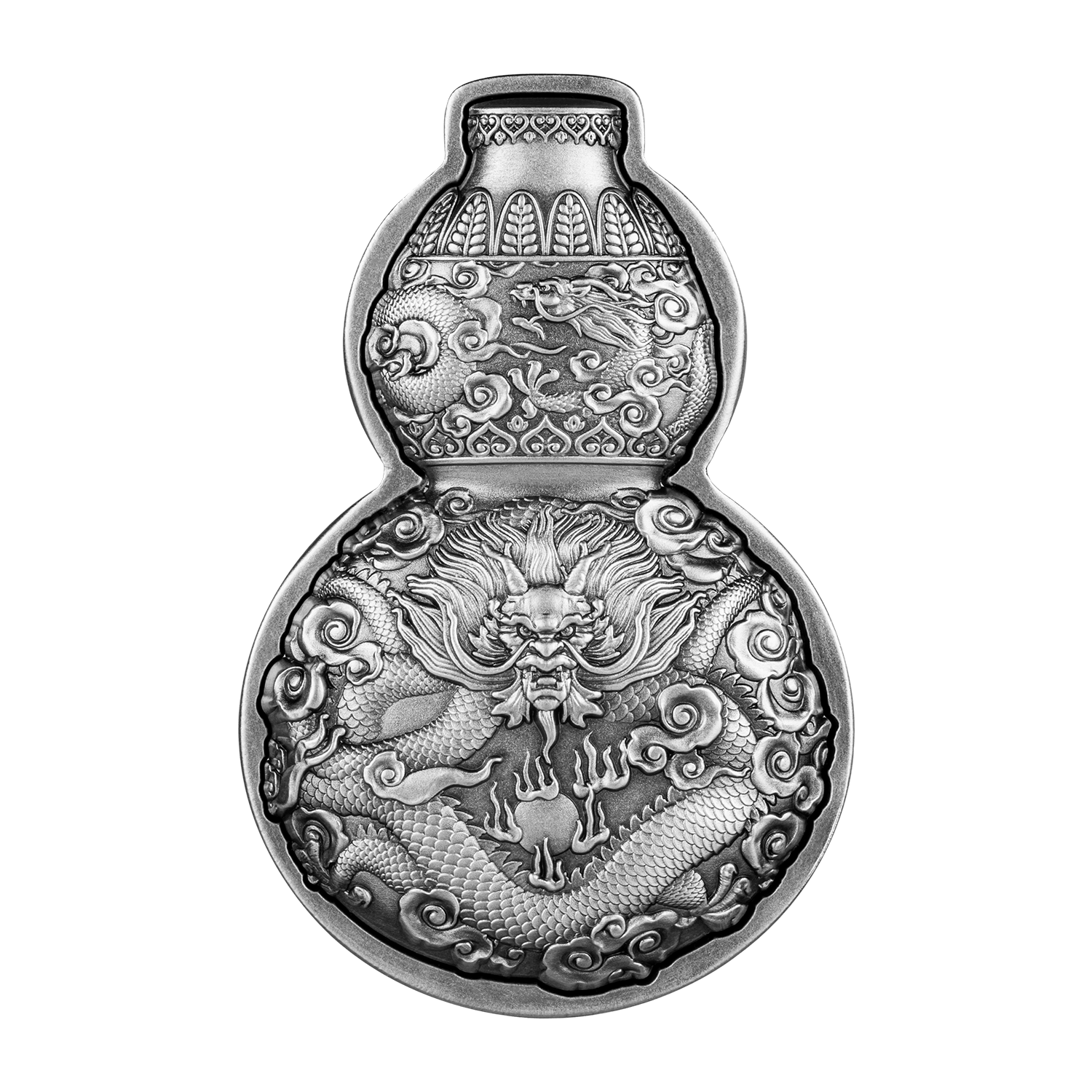 2023 Tchad Dragon Hulu Bottle Gourd 1 oz Silver Coin - Captain’s Chest Bullion