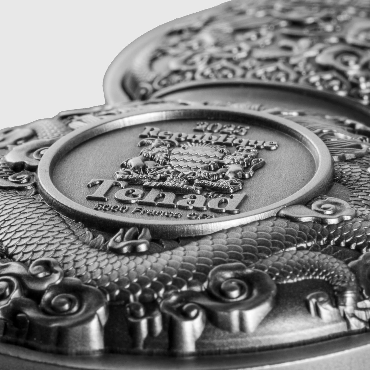 2023 Tchad Dragon Hulu Bottle Gourd 1 oz Silver Coin - Captain’s Chest Bullion