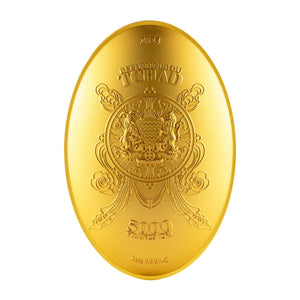 2023 Tchad Eight Dragon Buddha 1 oz Silver Coin (Gold Gilded) - Captain’s Chest Bullion