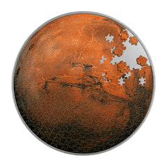 2023 Tchad Mars Puzzle 1 oz Silver Coin