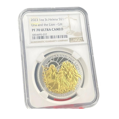 2023 1oz St.helena- Una And The Lion- Pf 70 Ultra Cameo