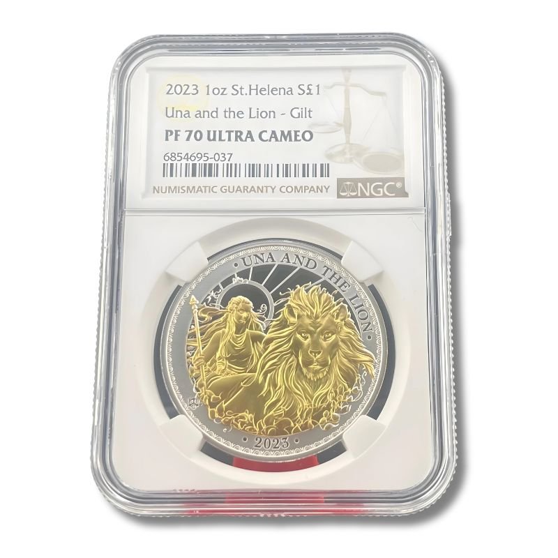 2023 1oz St.helena- Una And The Lion- Pf 70 Ultra Cameo