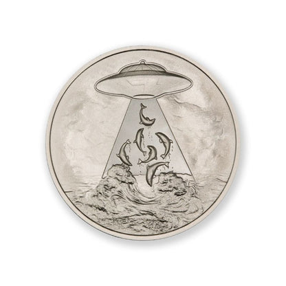 2023 Alien Abduction Dolphins 2 Troy Ounce 39mm