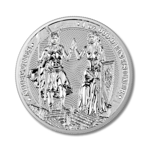 2023 Allegories Galia & Germania 1oz Silver BU Coin