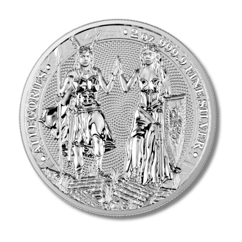 2023 Allegories Galia & Germania 2oz Silver BU Coin