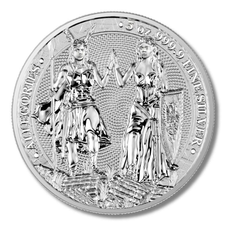 2023 Allegories Galia & Germania 5oz Silver BU Coin
