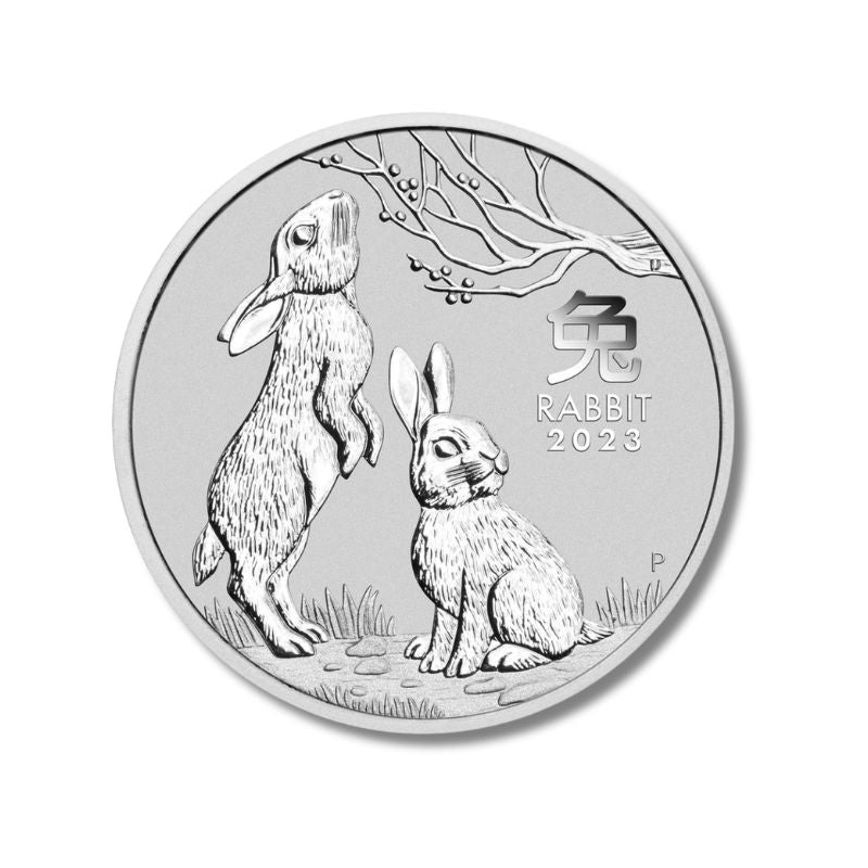 2023 Australia Lunar Series III Year of the Rabbit 12oz Silver BU Coin