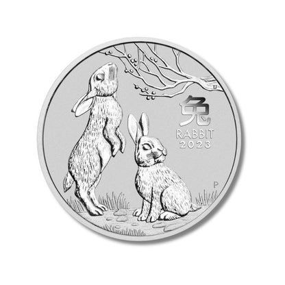 2023 Australia Lunar Series III Year of the Rabbit 12oz Silver BU Coin