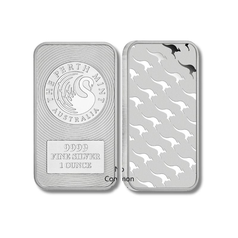 2023 Australia Perth Mint Kangaroo 1 oz .9999 Silver bar