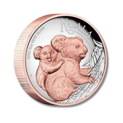 2023 Australian Koala 5oz Silver High Relief Gilded Proof Coin