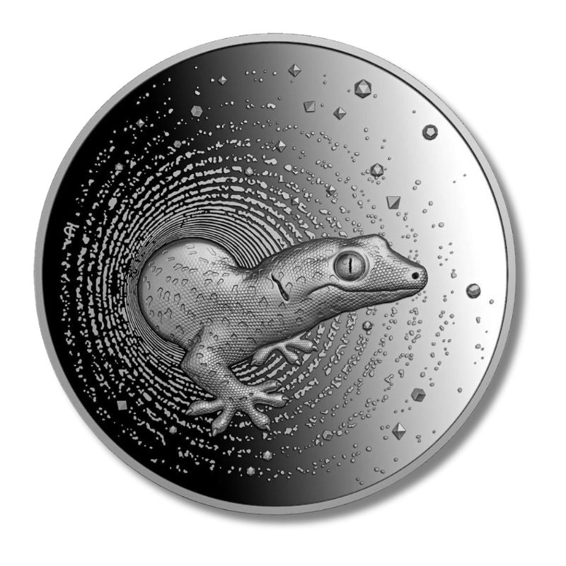 2023 Cameroon Gecko 2oz Silver Ultra High Relief Proof Coin