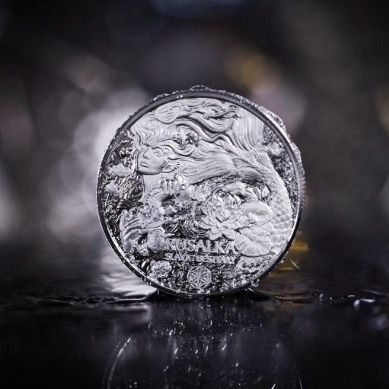 2023 Cameroon Slavic Beasts Rusalka 2oz Silver BU Coin