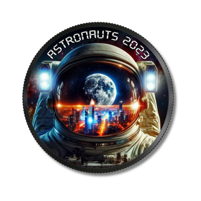 2023 Canada Maple Astronauts 1oz Silver Ennobled Coin