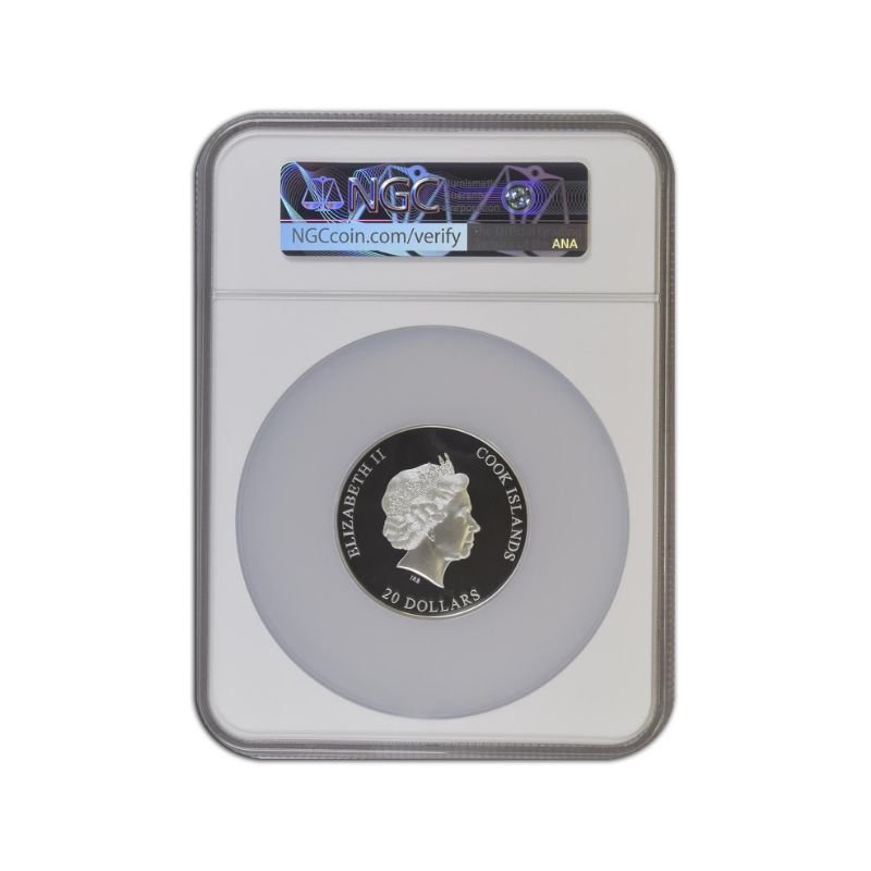 2023 Cook Islands Vault High Relief 3oz Coin - PF 70 Ultra Cameo