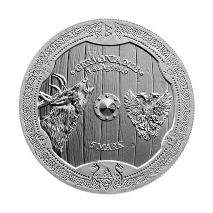2023 Germania Valkyries Ostara 1oz Silver BU Coin