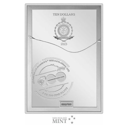 2023 Niue Art of the 100th Matrix 5oz Silver Proof Coin Certificate #2