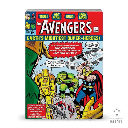 2023 Niue DC Comics COMIX Marvel Avengers #1 1 oz Silver Colorized Proof Coin