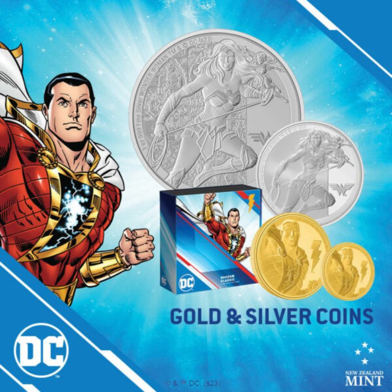 2023 Niue DC Comics Classic Shazam 1oz Silver Proof Coin