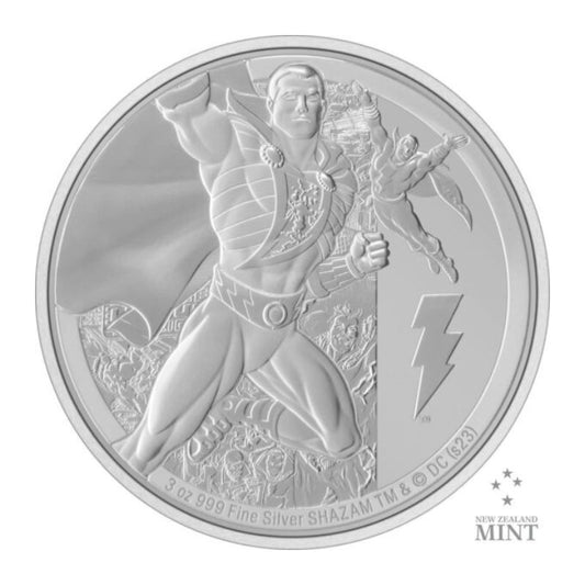 2023 Niue DC Comics Classic Shazam 3oz Silver Proof Coin