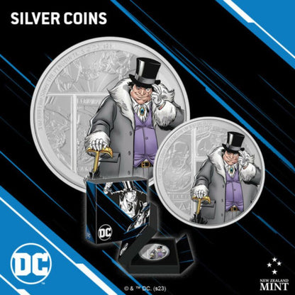 2023 Niue DC Comics DC Villains Penguin 1oz Silver Colorized Proof Coin