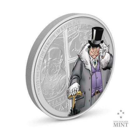 2023 Niue DC Comics DC Villains Penguin 1oz Silver Colorized Proof Coin