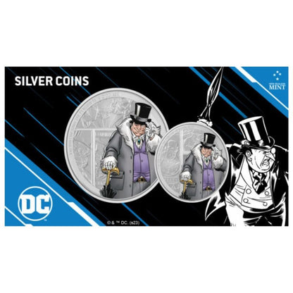 2023 Niue DC Comics DC Villains Penguin 3oz Silver Colorized Proof Coin