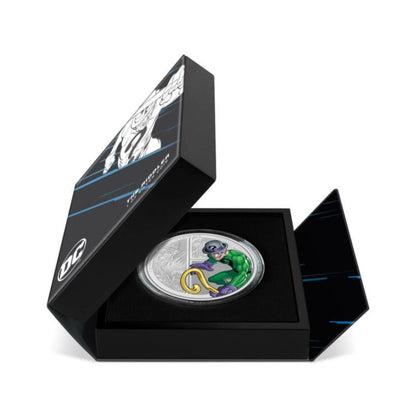 2023 Niue DC Villains The Riddler 1oz Silver Colorized Proof Coin