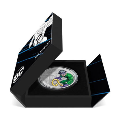 2023 Niue DC Villains The Riddler 3oz Silver Colorized Proof Coin